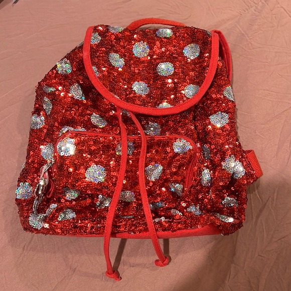 MINNIE MOUSE DISNEY SEQUIN Beaded BAG - Picture 1 of 5